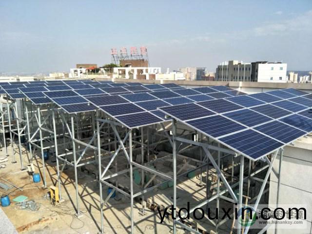 華堃時代項目33.66KW分(fen)佈式光(guang)伏髮電係(xi)統(tong)
