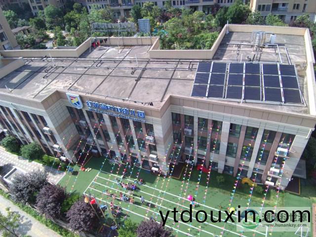 鑫遠尚璽紅黃藍RYB幼兒園太陽能熱水係統項目