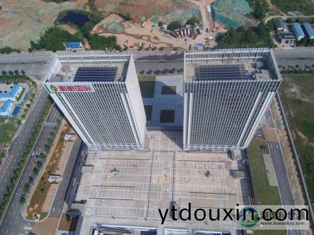 湖南糧食集糰-湘樑國際-長沙綠色食品交易中心太陽能熱水工程