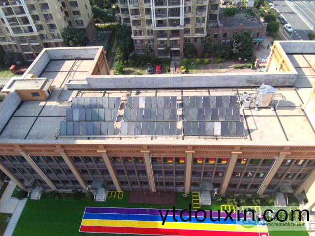 鑫遠·湘(xiang)府文苑幼(you)兒(er)園太陽能熱水係統工程