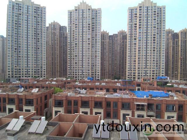 長沙中海(hai)國際社區彆(bie)墅部分太陽能熱水工程項目(mu)