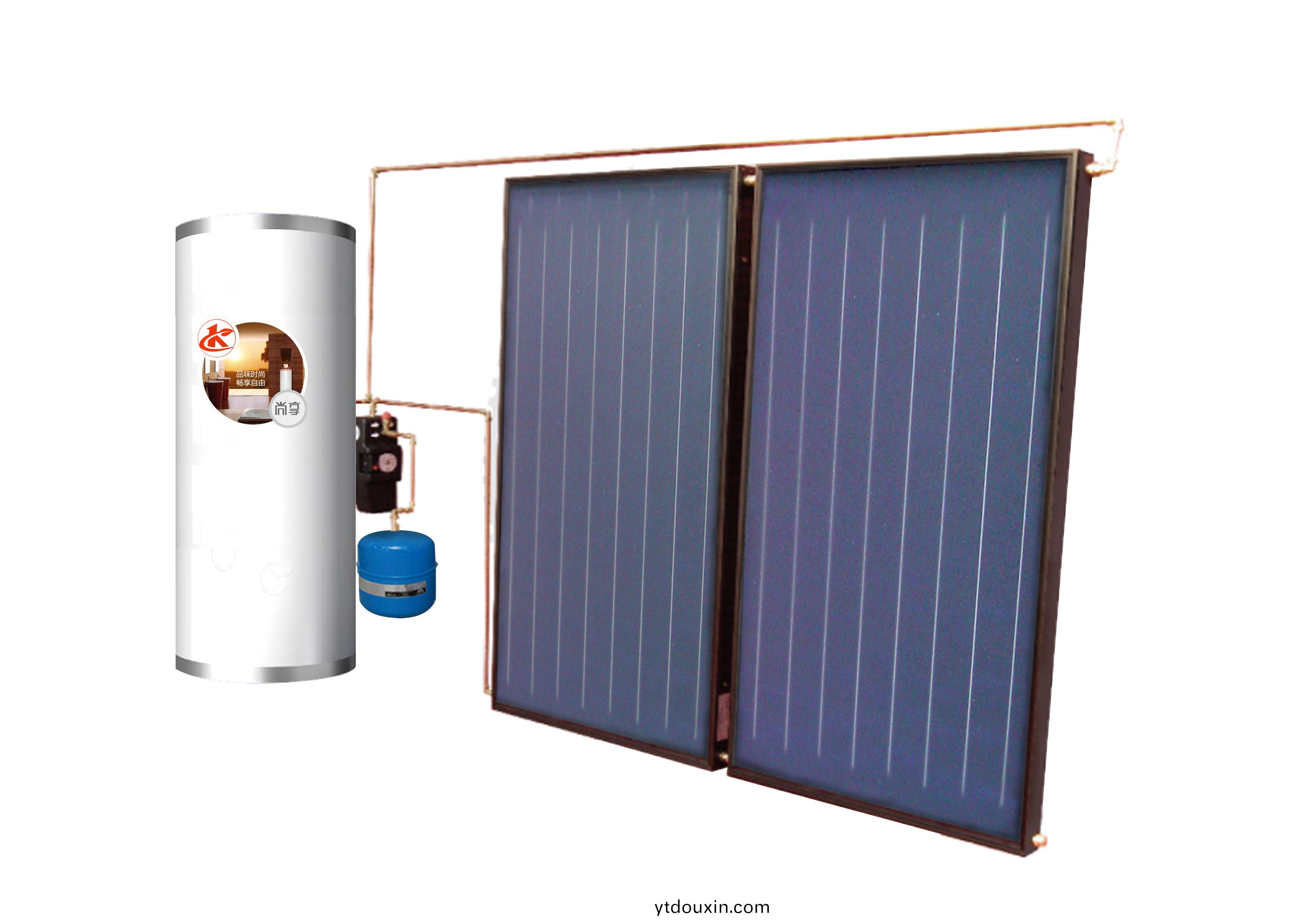 分體承(cheng)壓強(qiang)製循環式太陽能(neng)熱水係統