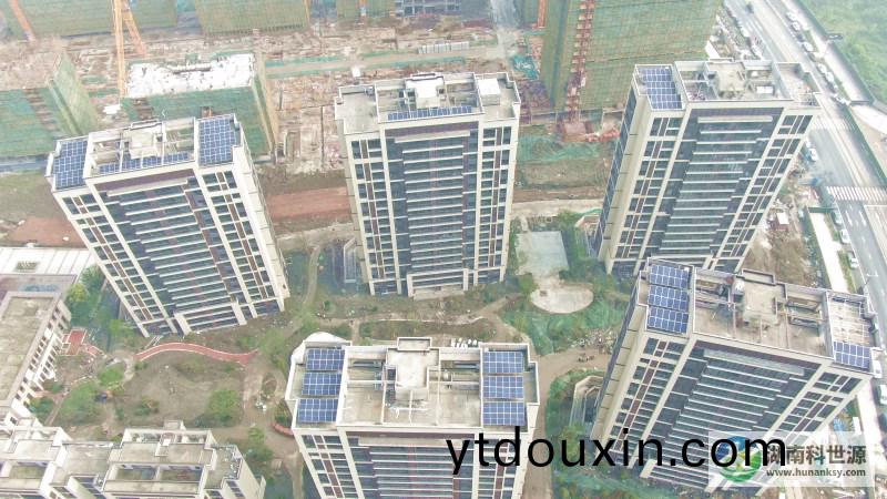 健康城（溫泉島）大區高層住宅光伏髮電係統工程