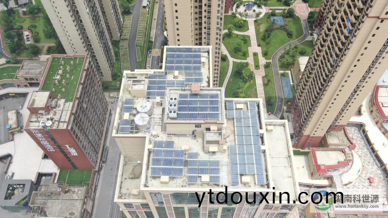 富興學府名邸項目一期太(tai)陽能熱水係統工程