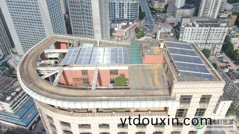 長沙泉昇酒店太陽能熱水係統工(gong)程