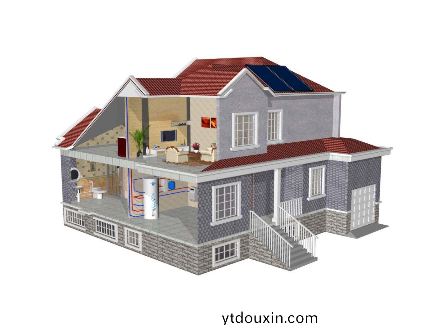 彆墅(shu)太陽(yang)能熱水方案