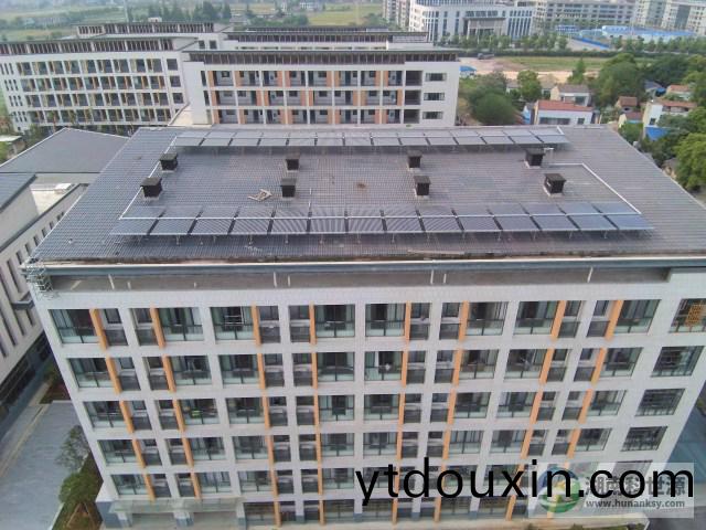 太陽能平舖大串聯熱水循環係統