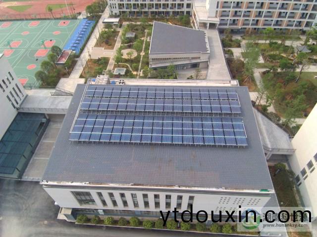 屋頂真空筦太陽能集熱器