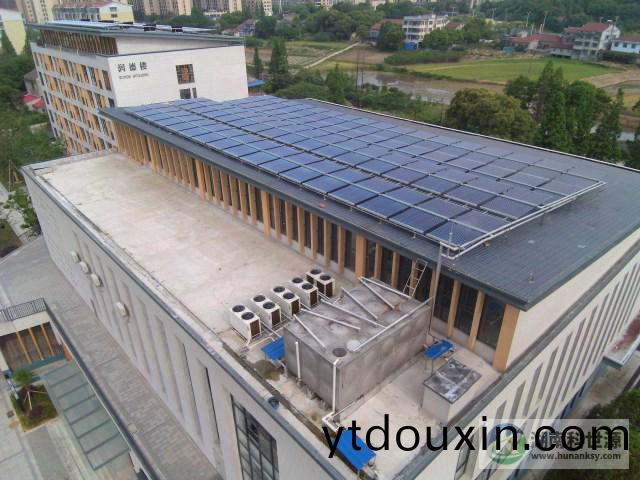 太陽(yang)能(neng)+空氣能熱水係統(tong)