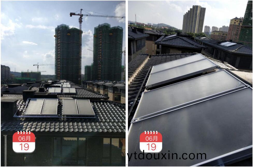 彆(bie)墅太陽能熱(re)水係統