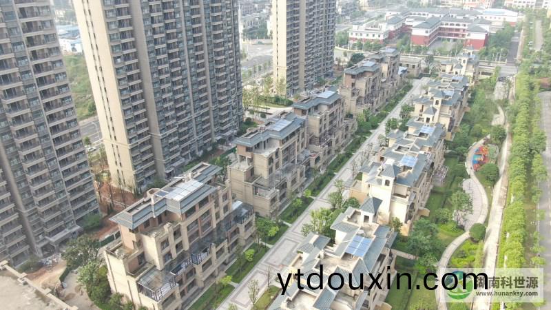 洋房太陽能熱水係統工程